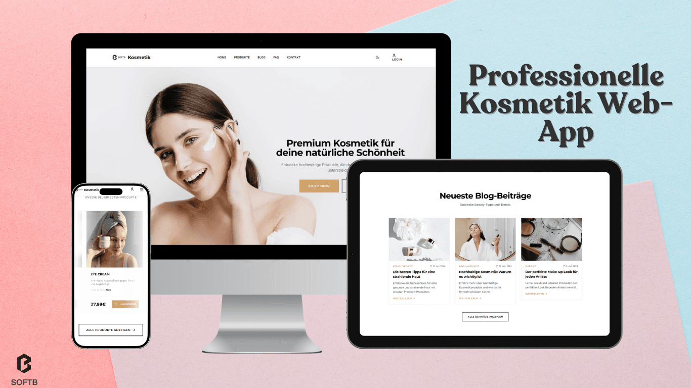Kosmetik E-Commerce Plattform