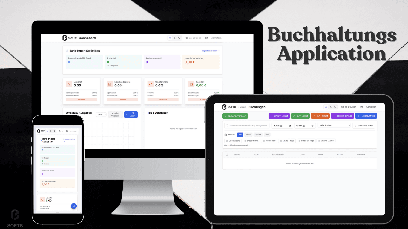 SoftB Buchhaltung – Moderne Webbasierte Buchhaltungssoftware