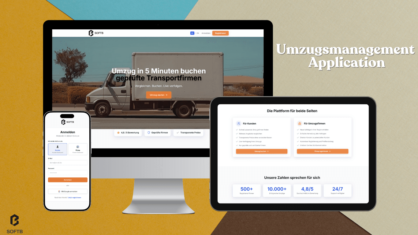 TransportWeb – Umzugs- & Transport-Marktplatz Plattform (B2B2C)